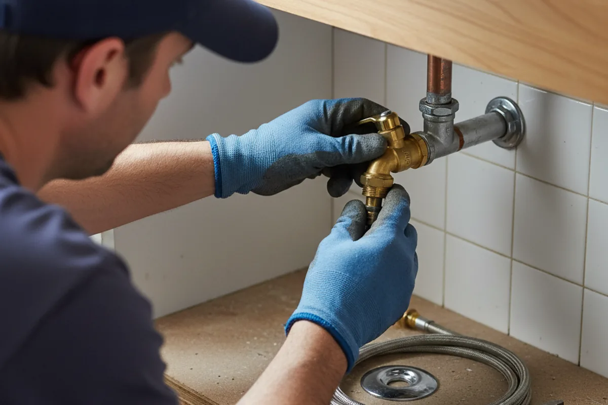 Shutoff valve and fitting work during Faucet and Fixture Repair in Clarksdale